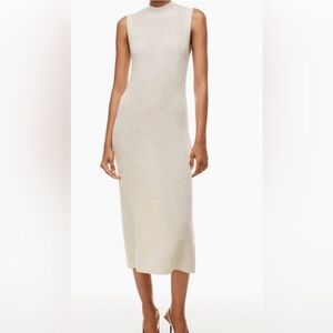 ARITZIA BABATON Merino Wool Aesthetica Sleeveless Sweater Dress